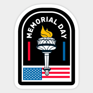 america memorial day Sticker